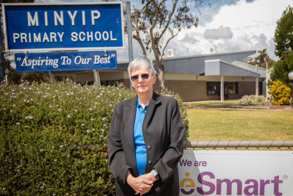 Minyip Primary School principal Julie Powell fears there will be no one to teach her students next year.