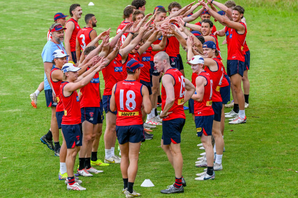 The mood at Melbourne’s camp has been light-hearted as 2023 draws to a close.