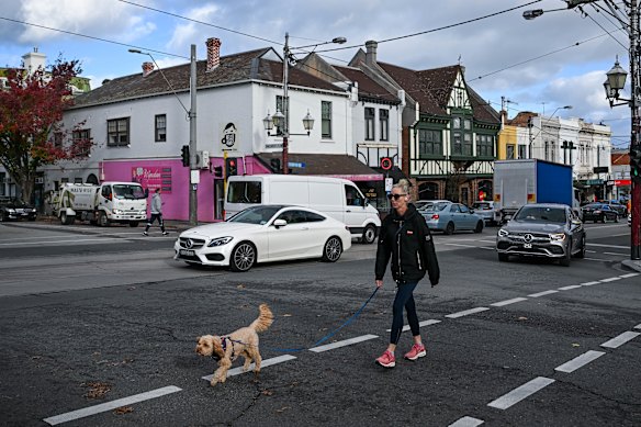The corner of Grange and Toorak roads.