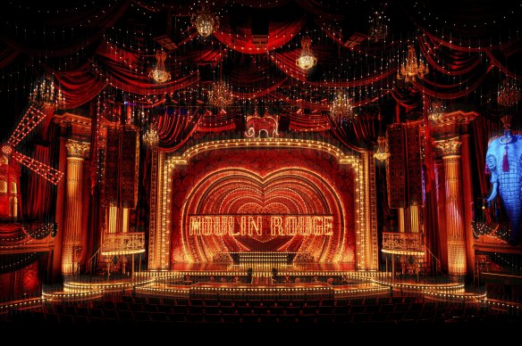 Moulin Rouge! The Musical at the Regent Theatre.