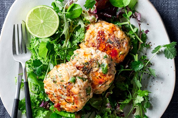 Fragrant Thai curry fish cakes.