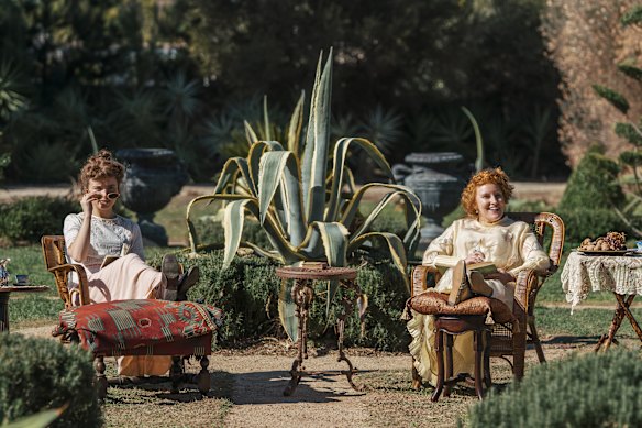 Philippa Northeast and Kate Mulvaney in the upcoming My Brilliant Career series. 