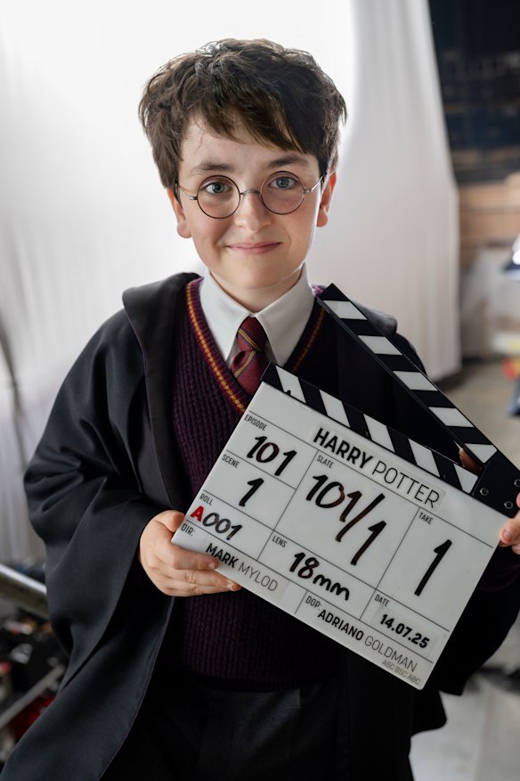 Dominic McLaughlin could easily be mistaken for an 11-year-old Daniel Radcliffe.