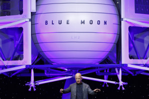 Blue Origin's lander sits at the centre of Bezos' ambition to ferry humans into deep space.