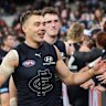 Captain Cripps led Carlton’s great escape from the front.