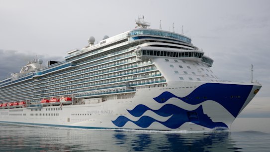 Discovery Princess, aka the Love Boat.