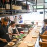 Tzaki’s tiny kitchen produces pastries, coffee, wood-fired mezze and Greek-inspired cocktails.