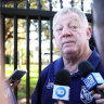 Phil Gould addresses the media on Monday