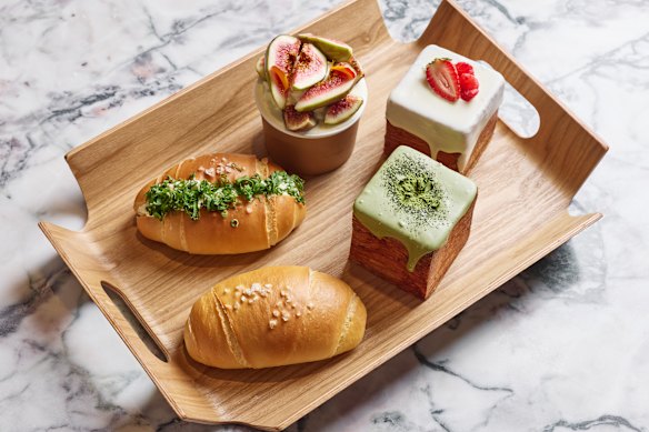 Korean bakery treats.