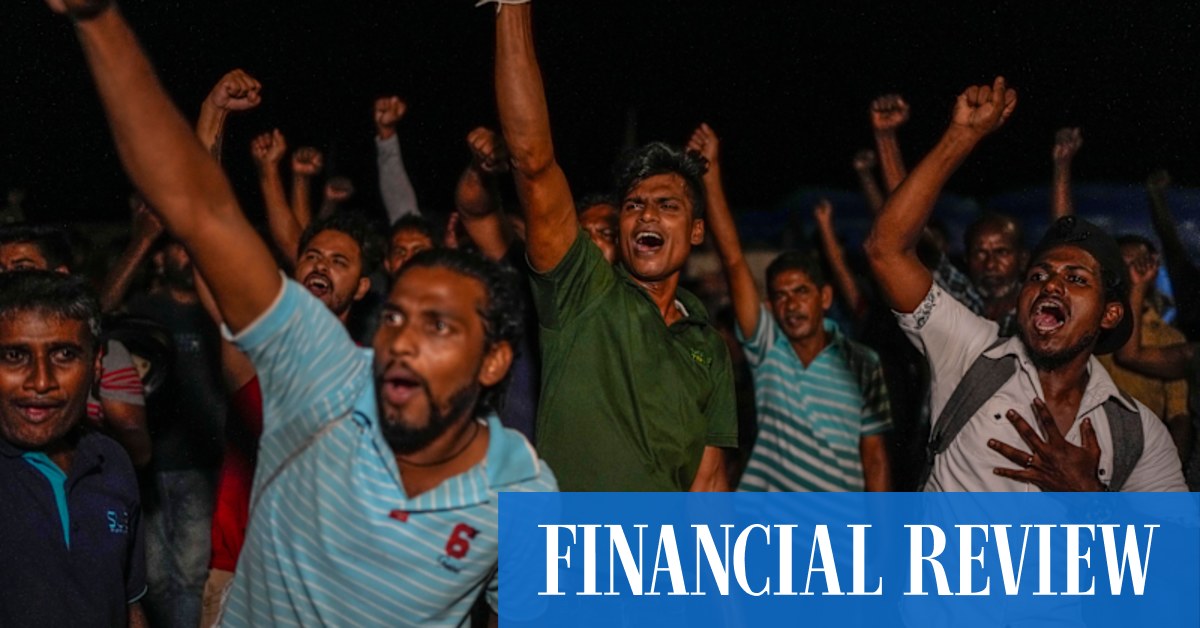 Sri Lanka's president submits resignation after fleeing to Singapore - Vimarsana News