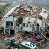 A home destroyed by Cyclone Tracy in 1974.
