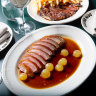 Roasted duck breast with pickled kyoho grape.