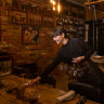 Zoe Birch in the tiny dining room at Greasy Zoes in Hurstbridge.