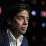 AFL chief Gillon McLachlan (left) and AFLPA chief Paul Marsh.