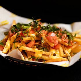 Loaded fries. 