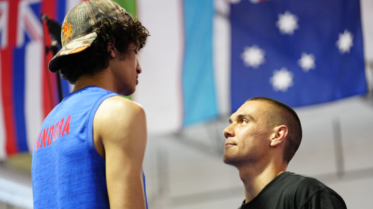 Sebastian Fundora and Tim Tszyu.