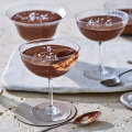 Adam Liaw’s olive oil and red wine chocolate mousse.