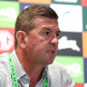 South Sydney coach Jason Demetriou has been forced to call on his assistants to make up the numbers at training.