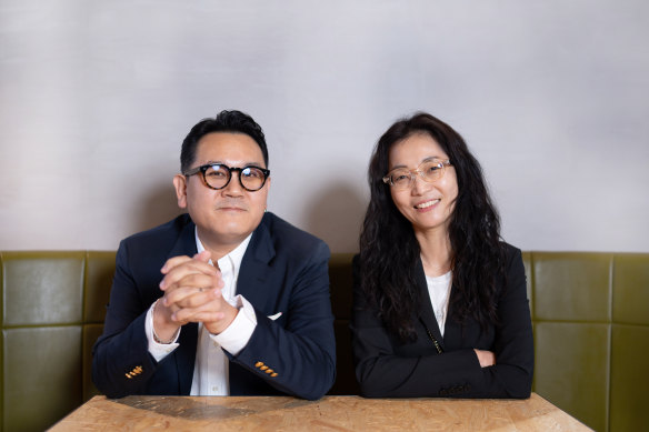 Owner Jang Ho So and wife Sunyoung Kim.