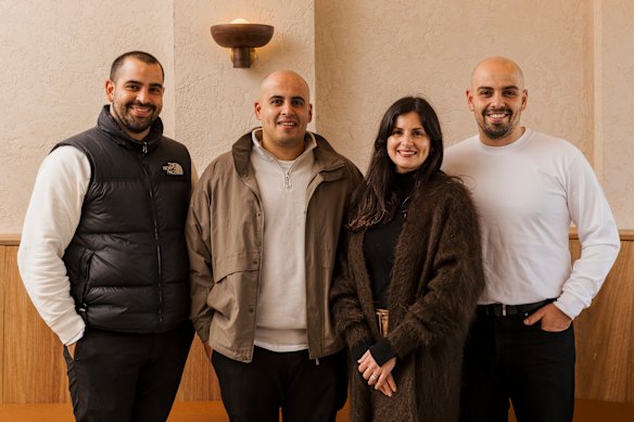 L-R: siblings Simon Cosentino, Ryan Cosentino, Sarah Cosentino, Jonathan Cosentino. 