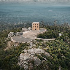 The Keep, Goulds Country, Tasmania is an imposing structure with 360-degree views.