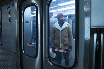 Himesh Patel in Station Eleven, the story of a world devastated by a pandemic.