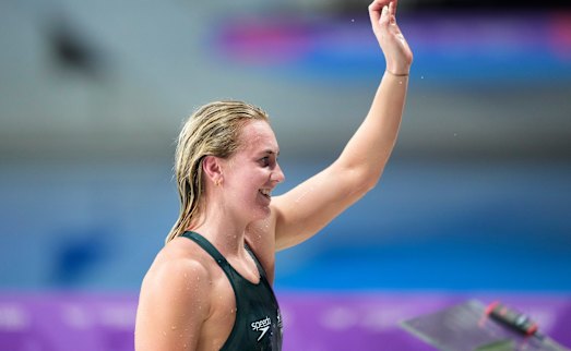 Ariarne Titmus stamped her class over the Commonwealth pool but a new and dangerous rival has emerged.