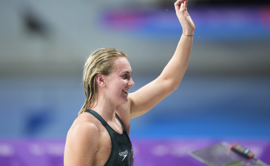 Ariarne Titmus stamped her class over the Commonwealth pool but a new and dangerous rival has emerged.