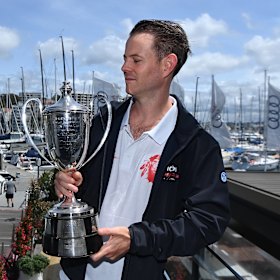 John Winning jnr in 2023, the year after his yacht, Andoo Comanche, won the Sydney to Hobart.