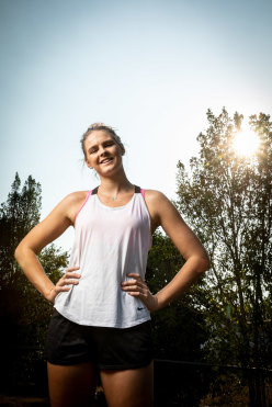 Jack at her Brisbane home in December 2019, in the thick of her doping saga.