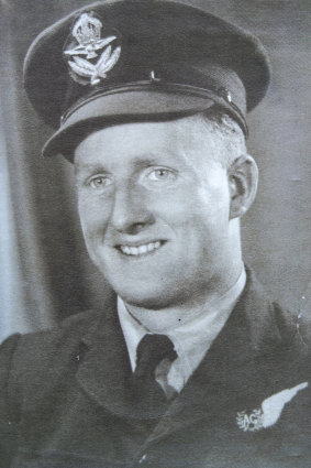 Canberra man Ken Willis, who served as a mid-upper gunner in the Royal Australian Air Force's 460 Squadron during World War II.