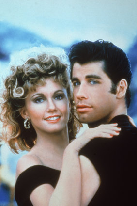 Olivia Newton-John and John Travolta in the original Grease film.