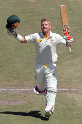 David Warner made a century in each innings to get Australia home in a remarkable Test in South Africa in 2014.