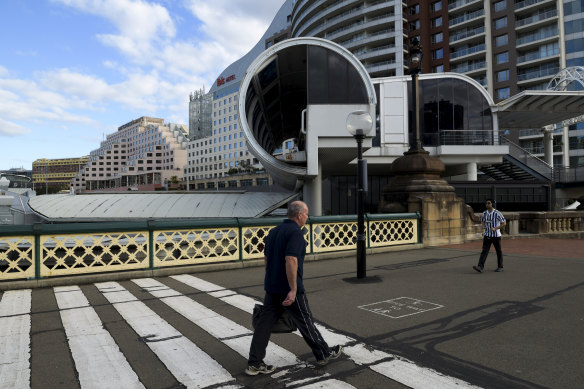 The Harbourside monorail station also faces the wrecking ball.