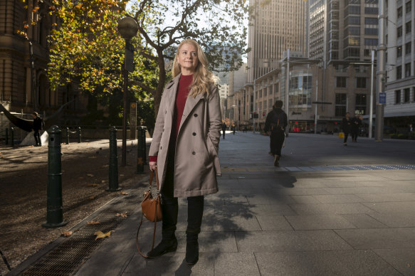 Angela Vithoulkas, co-founder of the Sensible Centre political movement, in Sydney.