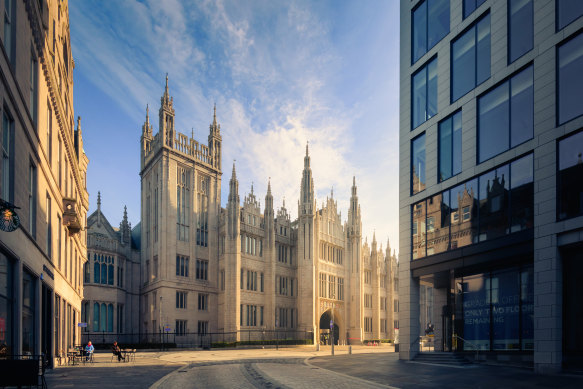 Marischal College, Aberdeen, claims to be the world’s second-largest granite building.