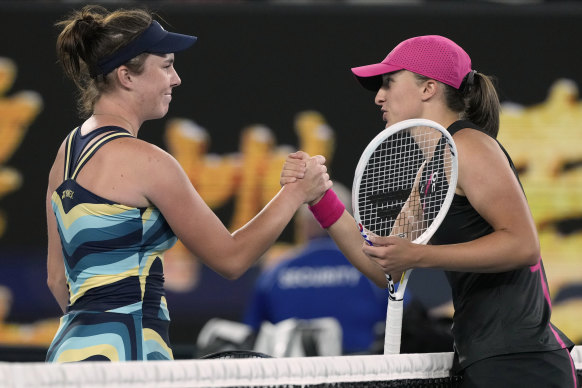 Linda Noskova stunned the world No.1 in the third round at Melbourne Park.