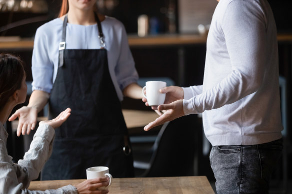 Be kind to waitstaff, even if there’s something wrong with your order. It’s pretty simple.