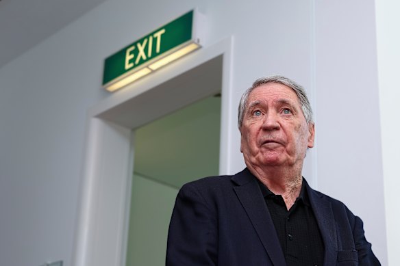 Dennis Richardson answers questions in Parliament House on Thursday.