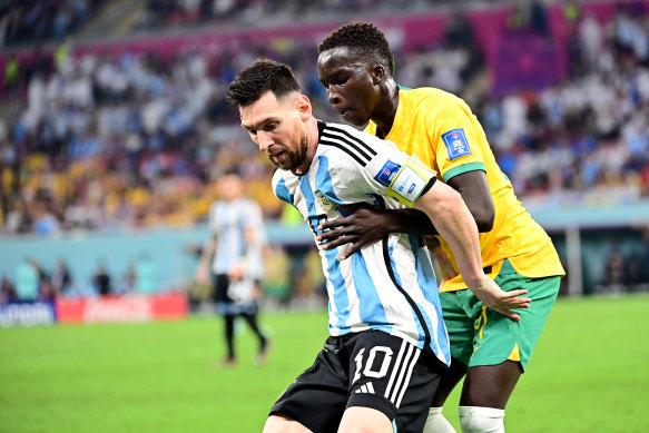 Garang Kuol looks back on his World Cup experience, and his brush with Lionel Messi, with a sense of disbelief.