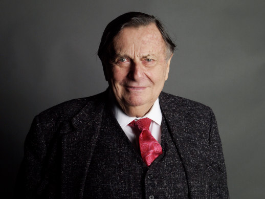 Lonely at the top: the late Barry Humphries photographed in 2016.