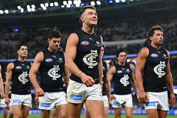 Carlton have changed, despite the fact that they keep losing from winning positions. 