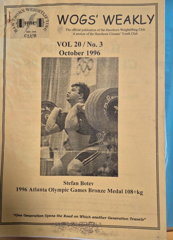 An old copy of ‘Wogs’ Weakly’.