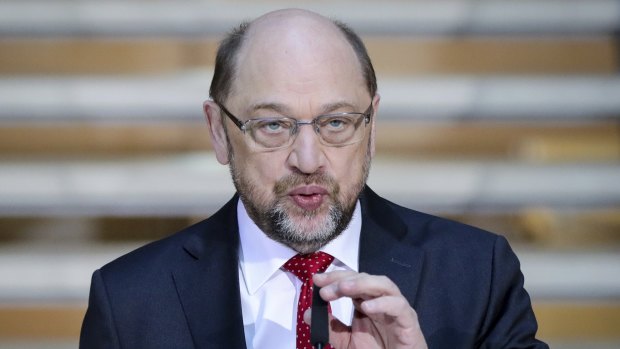 Martin Schulz, head of Germany's Social Democratic Party.
