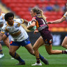 Two binned as Eels upset Broncos in spiteful NRLW clash