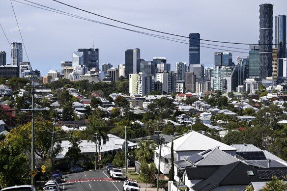 Brisbane house prices have hit a record high.