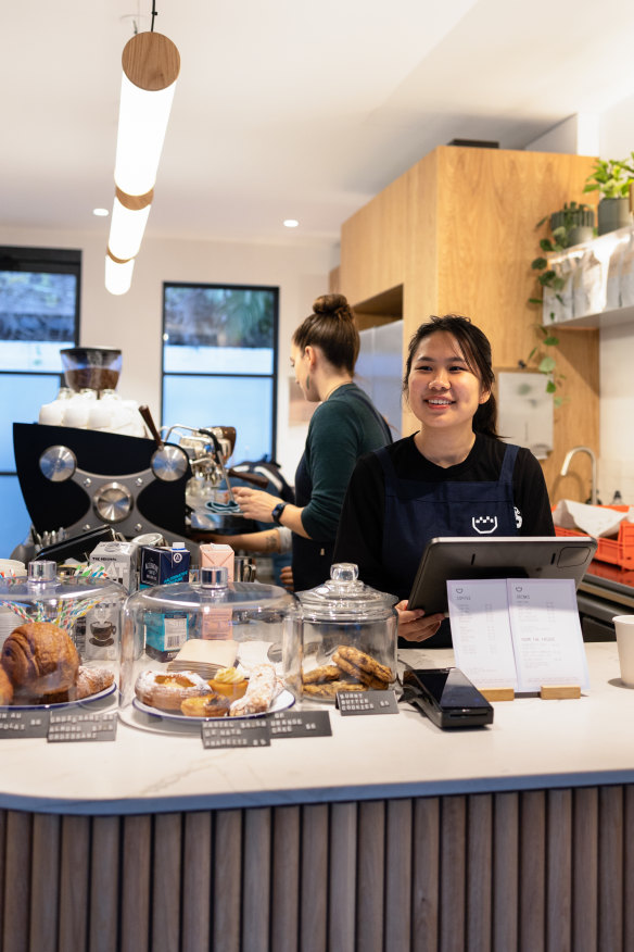 Inside Padre’s showroom-style Sydney cafe.