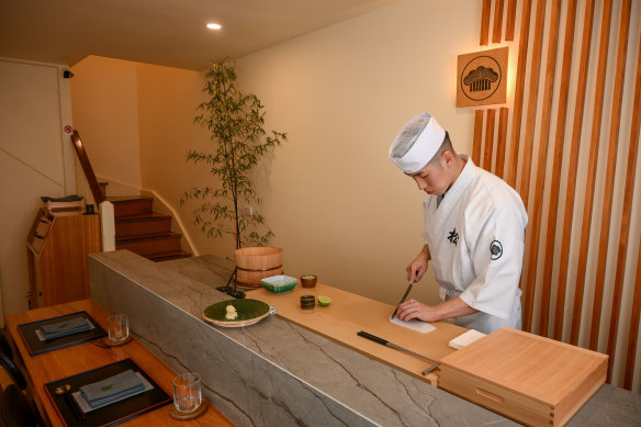 Matsu restaurant in Footscray with owner and chef Hansol Lee.