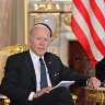 US President Joe Biden, seen here during a summit with Japan Prime Minister Fumio Kishida, has raised alarm with his Taiwan comments on at least five occasions. 