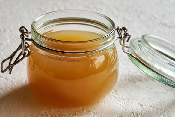 Home-made bone broth is inexpensive to make and nourishing to eat.